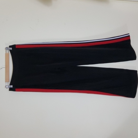 Honey Punch Track Pants Red & White Stripes Size M - Picture 2 of 4